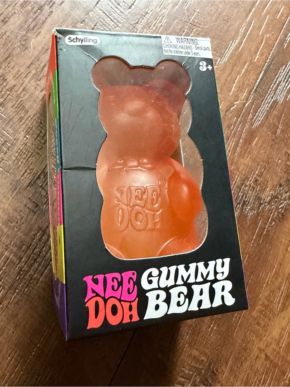 Schylling NeeDoh Orange Gummy Bear Stress Toy